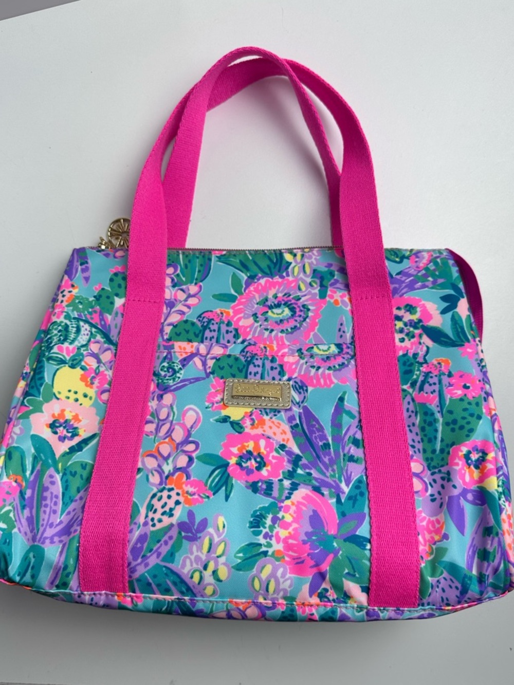 Lilly Pulitzer Cute Insulated Lunch Bag In Me And My Zesty - Picture 5 of 14